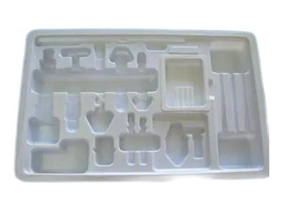 Vacuum formed tray for medical device