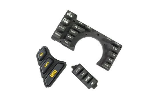 Silicone keypads for car